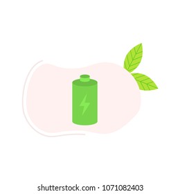 Battery charging icon illustration vector symbol
