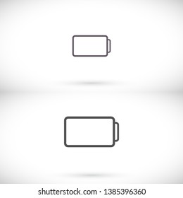 battery Charging icon . Lorem Ipsum Illustration design