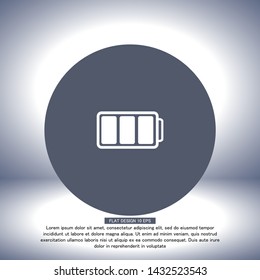 battery Charging icon . Lorem Ipsum Illustration design