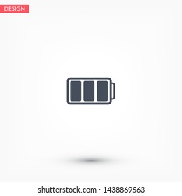 battery Charging icon . Lorem Ipsum Illustration design
