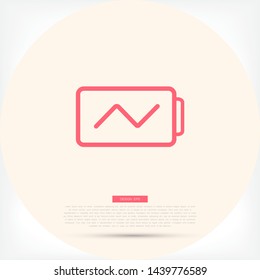 battery Charging icon . Lorem Ipsum Illustration design