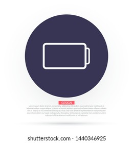 battery Charging icon . Lorem Ipsum Illustration design