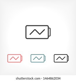 battery Charging icon . Lorem Ipsum Illustration design