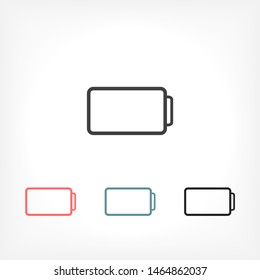 battery Charging icon . Lorem Ipsum Illustration design