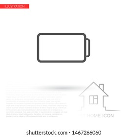 battery Charging icon . Lorem Ipsum Illustration design