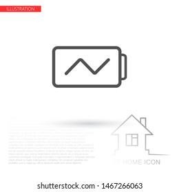 battery Charging icon . Lorem Ipsum Illustration design