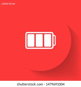 battery Charging icon . Lorem Ipsum Illustration design