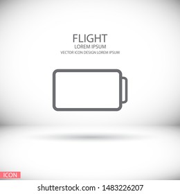 battery Charging icon . Lorem Ipsum Illustration design