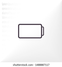 battery Charging icon . Lorem Ipsum Illustration design