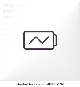 battery Charging icon . Lorem Ipsum Illustration design