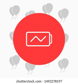 battery Charging icon . Lorem Ipsum Illustration design