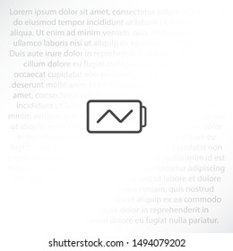 battery Charging icon . Lorem Ipsum Illustration design
