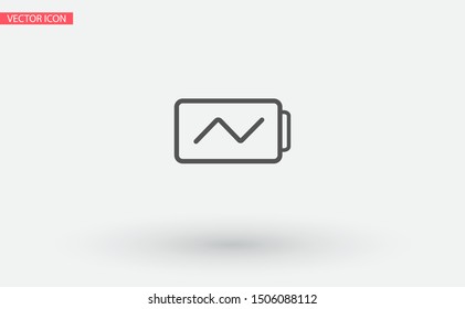 battery Charging icon . Lorem Ipsum Illustration design