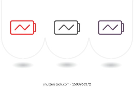 battery Charging icon . Lorem Ipsum Illustration design