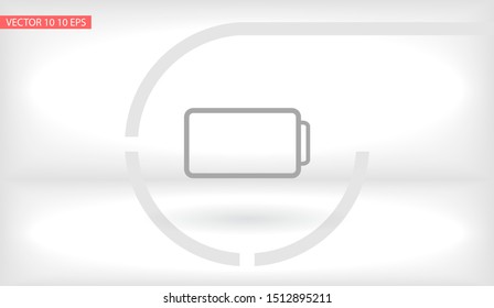 battery Charging icon . Lorem Ipsum Illustration design