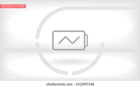 battery Charging icon . Lorem Ipsum Illustration design