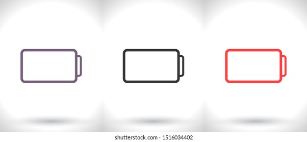 battery Charging icon . Lorem Ipsum Illustration design