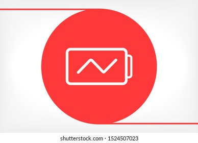 battery Charging icon . Lorem Ipsum Illustration design