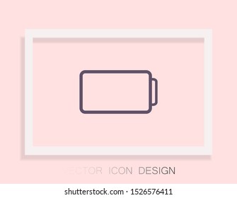 battery Charging icon . Lorem Ipsum Illustration design
