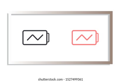 battery Charging icon . Lorem Ipsum Illustration design