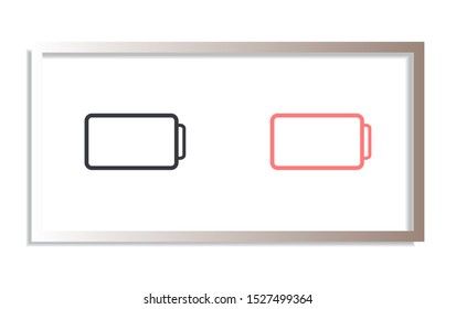 battery Charging icon . Lorem Ipsum Illustration design