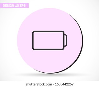 battery Charging icon . Lorem Ipsum Illustration design