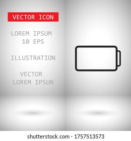 battery Charging icon . Lorem Ipsum Illustration design