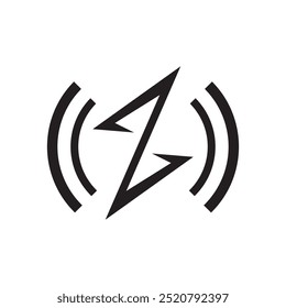 Batterieladung. Symbol mit Reflexion auf weißem Hintergrund