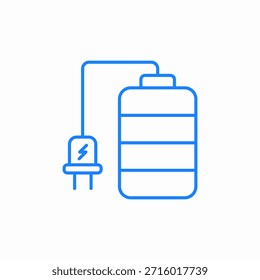 Symbol für Batterieladung, Vektor