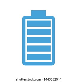 Battery charging icon. Battery status. flat illustration of battery charging vector. can be use for web, part of presentation, and others. vector