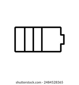 Battery Charging Icon, Suitable for Technology and Power Themes