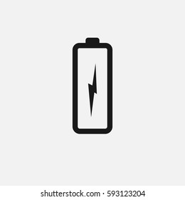 Battery charging icon Vector.
