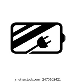 Vektorillustration des Akkuladesymbols