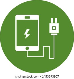 Battery charging icon for your project
