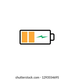 battery charging icon,vector illustration
