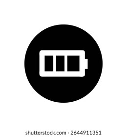«Battery Charging with Partial Power Icon»