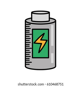 battery charging power image vector illustration eps 10