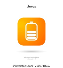Proceso de carga de la batería Plantilla Recargo del teléfono que muestra. Teléfono enchufado y cargando. Ilustración vectorial EPS10. Carga de la batería.