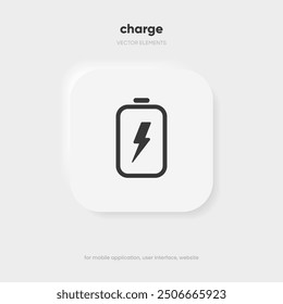 Proceso de carga de la batería Plantilla Recargo del teléfono que muestra. Teléfono enchufado y cargando. Ilustración vectorial EPS10. Carga de la batería.