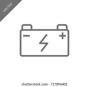 Battery charging status icon