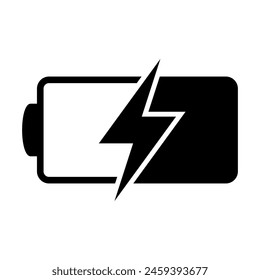 Vector de iconos de IU de carga de batería