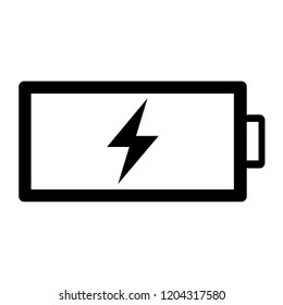 Battery Charging vector icon