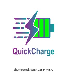 Battery Charging Vector Icon. Quick And Fast Charge Icon. Vector. EPS 10
