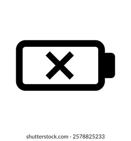 Battery charging vector illustration on white background