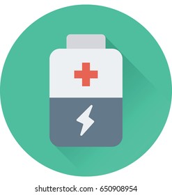 Battery Colored Vector Icon