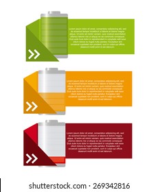 battery concept design, vector illustration eps10 graphic 