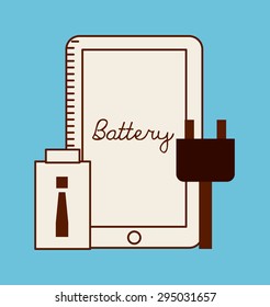 battery concept design, vector illustration eps10 graphic 
