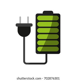 battery with cord and plug icon image