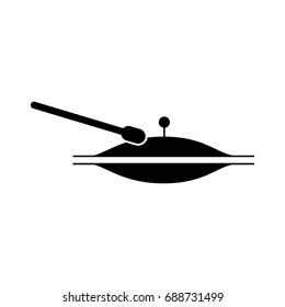 Battery cymbals isolated icon