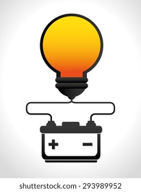 Battery digital design, vector illustration eps 10.